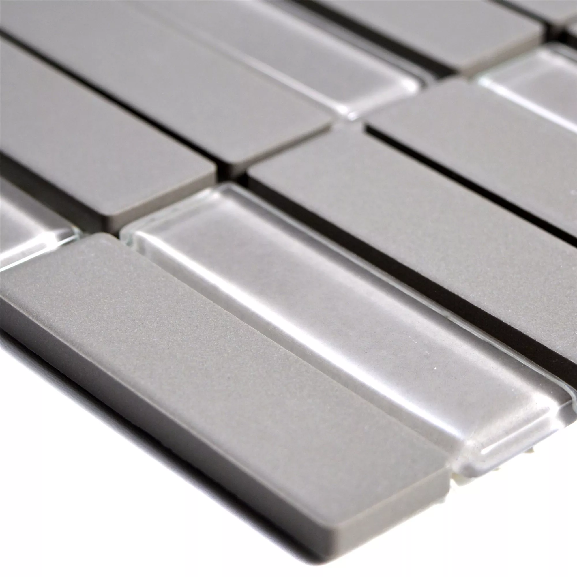 Mosaiikki Laatat Lasittamaton Garden Harmaa Sauva