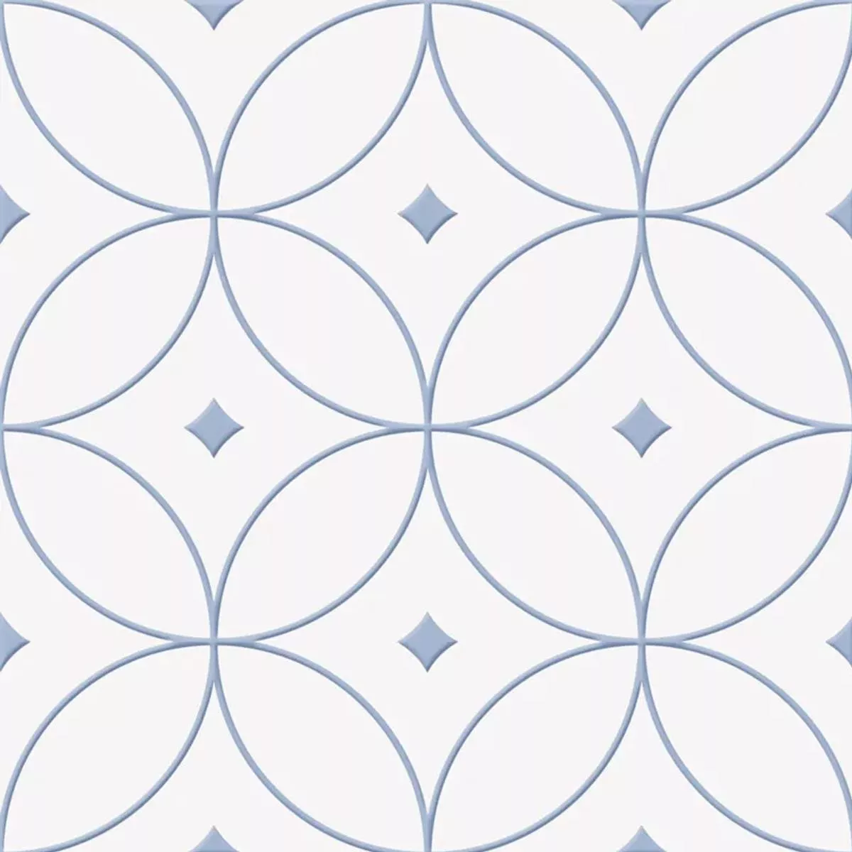 Skyros Sininen Valkoinen 25x25 cm