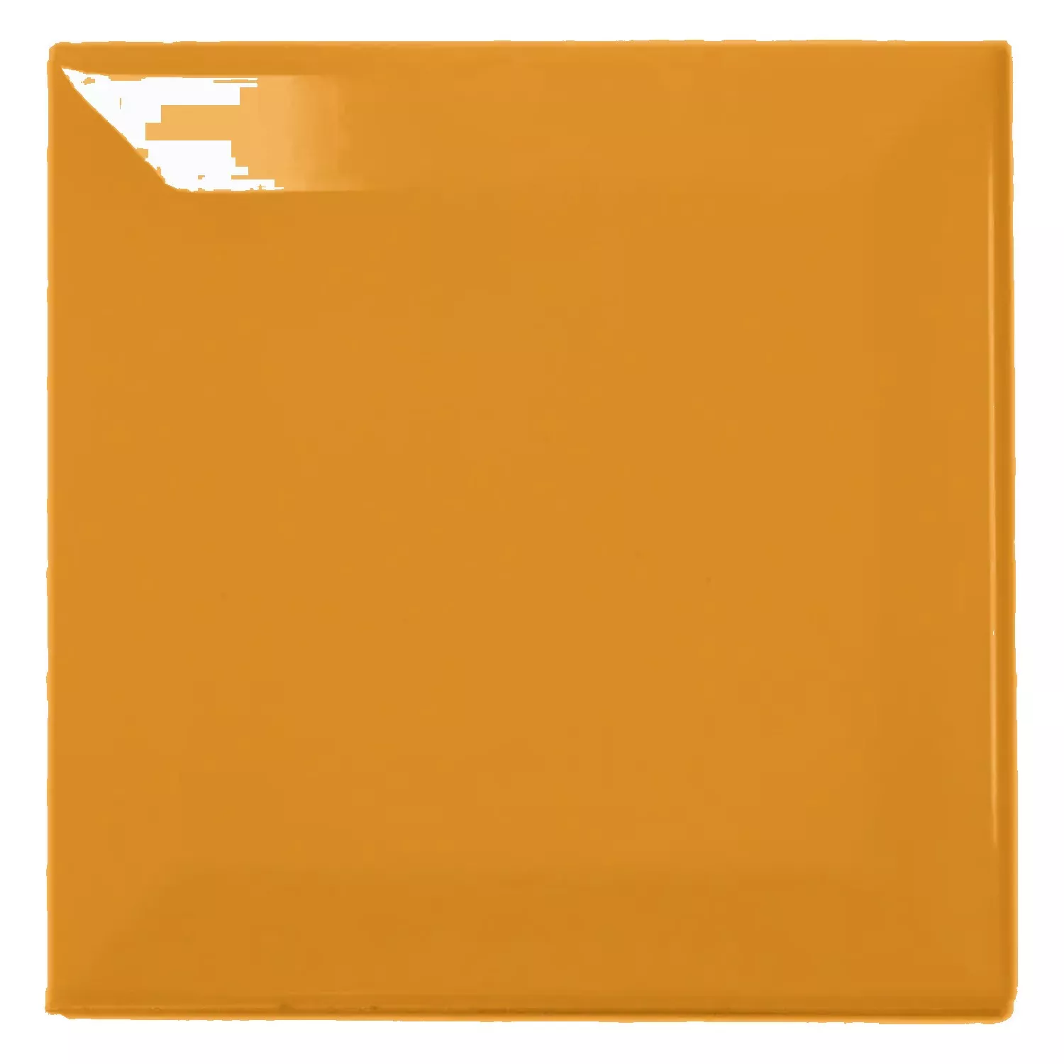 Metro laatta Keltainen Kimaltelevaa 10x10 cm Fasetilla Catarina Ocre