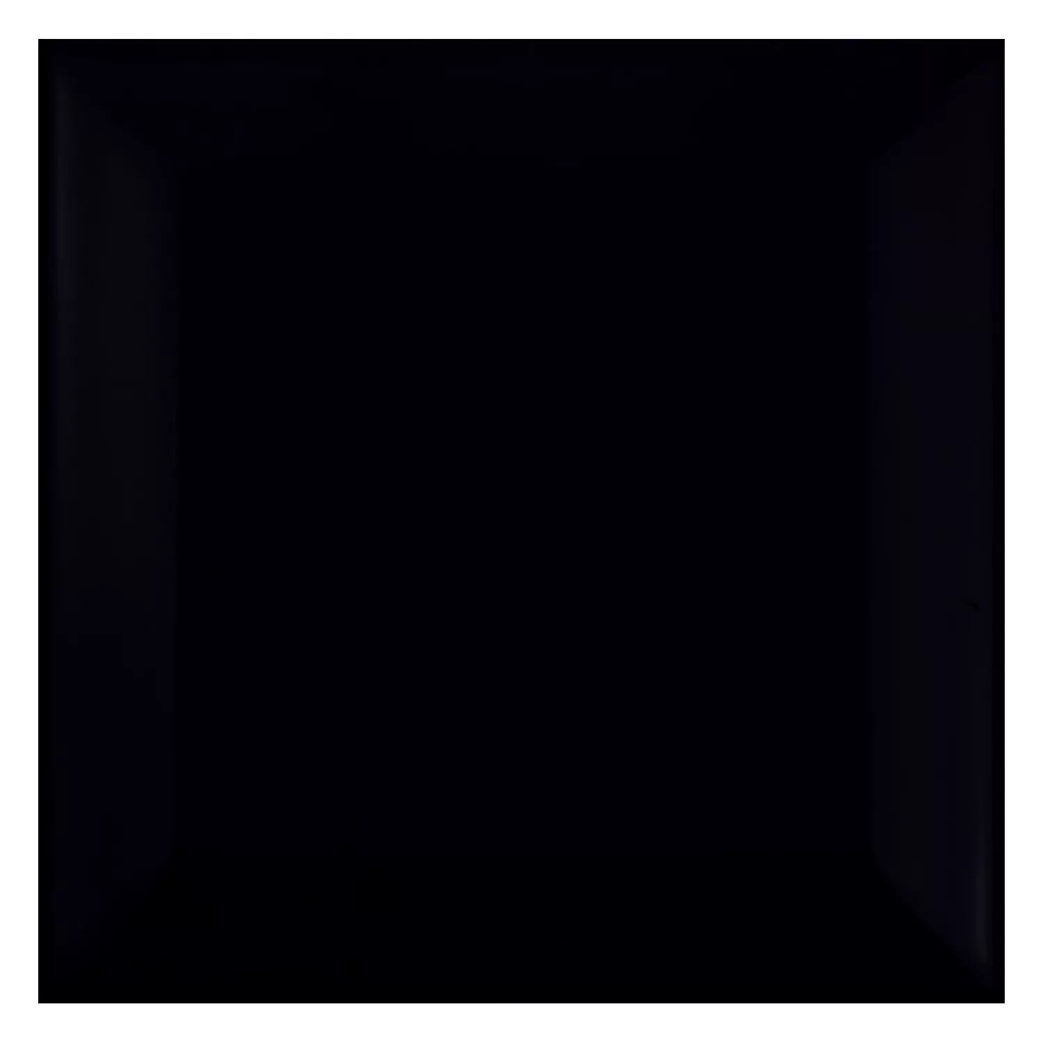 Metro laatta Musta Himmeä 10x10 cm Fasetilla Catarina Negro