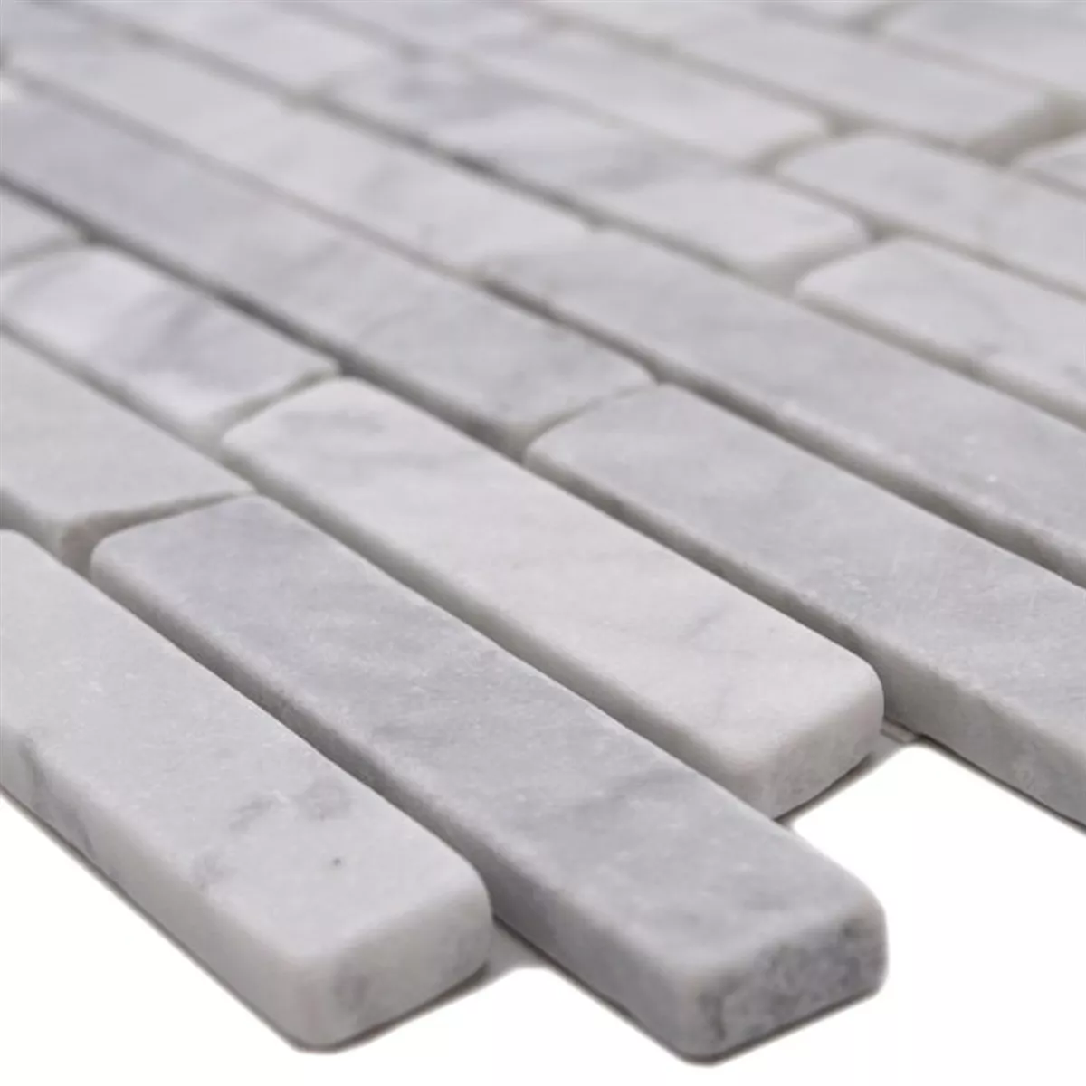 Marmori Luonnonkivi Mosaiikki Laatta Mali Carrara Valkoinen