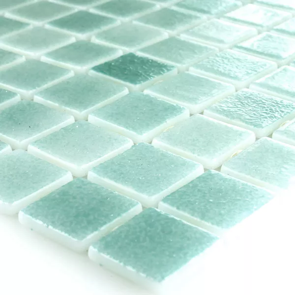 Lasi Uima Allas Pool Mosaiikki 25x25x4mm Turkoosi Mix Lasi Uima Allas Pool Mosaiikki 25x25x4mm Turkoosi Mix