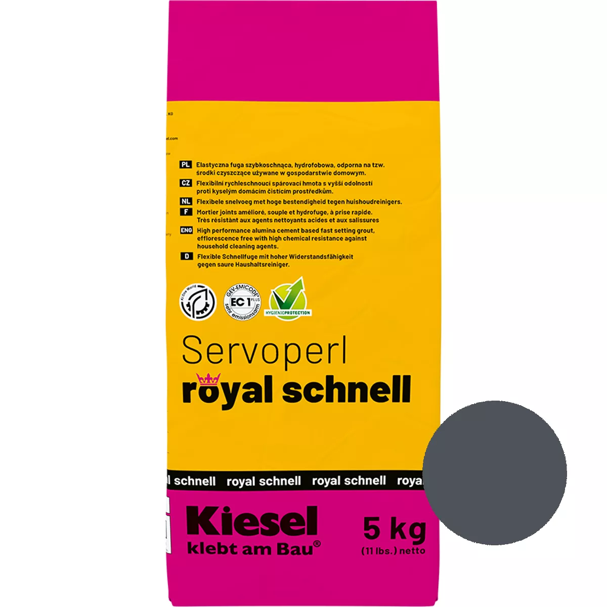 Saumaseos Servoperl Royal Quick Antracite 5 kg