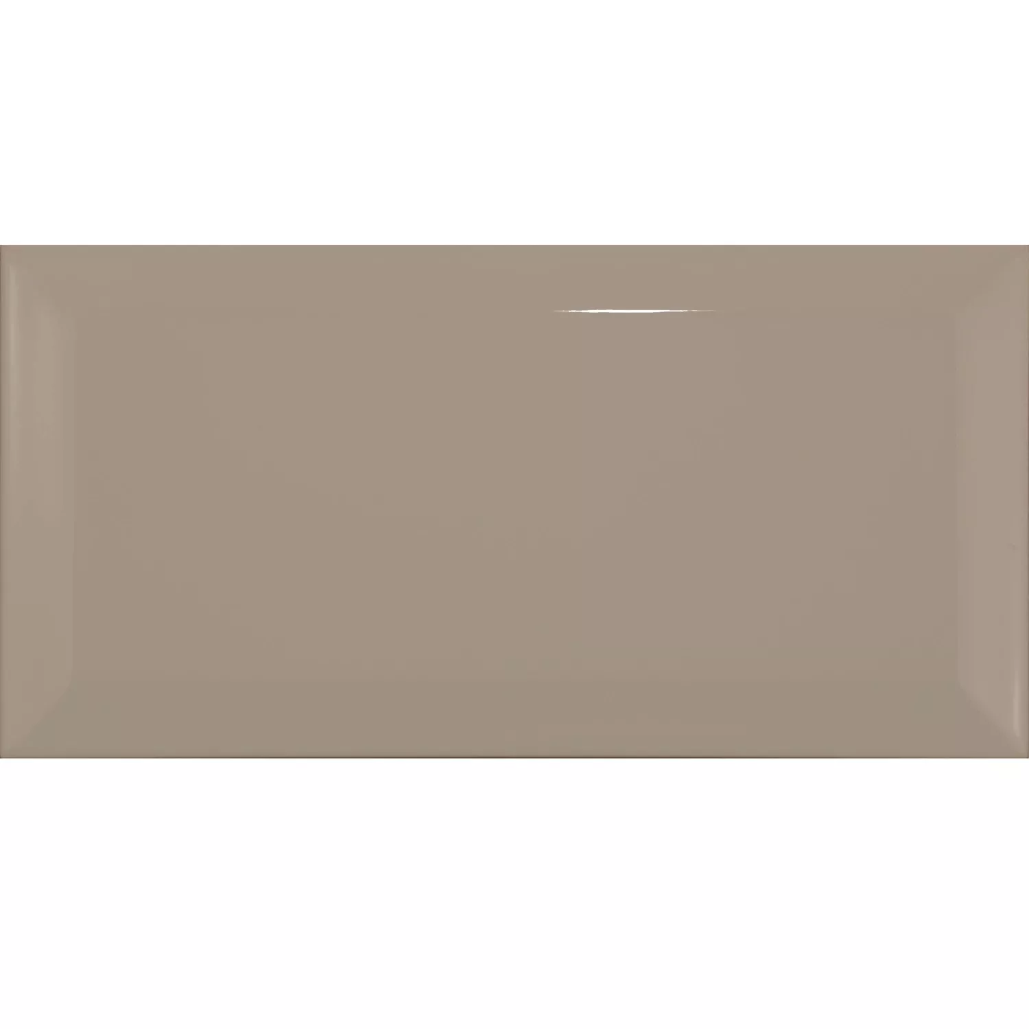 Metro laatta Ruskea Kimaltelevaa 7,5x15 cm Fasetilla Pitcox Mink