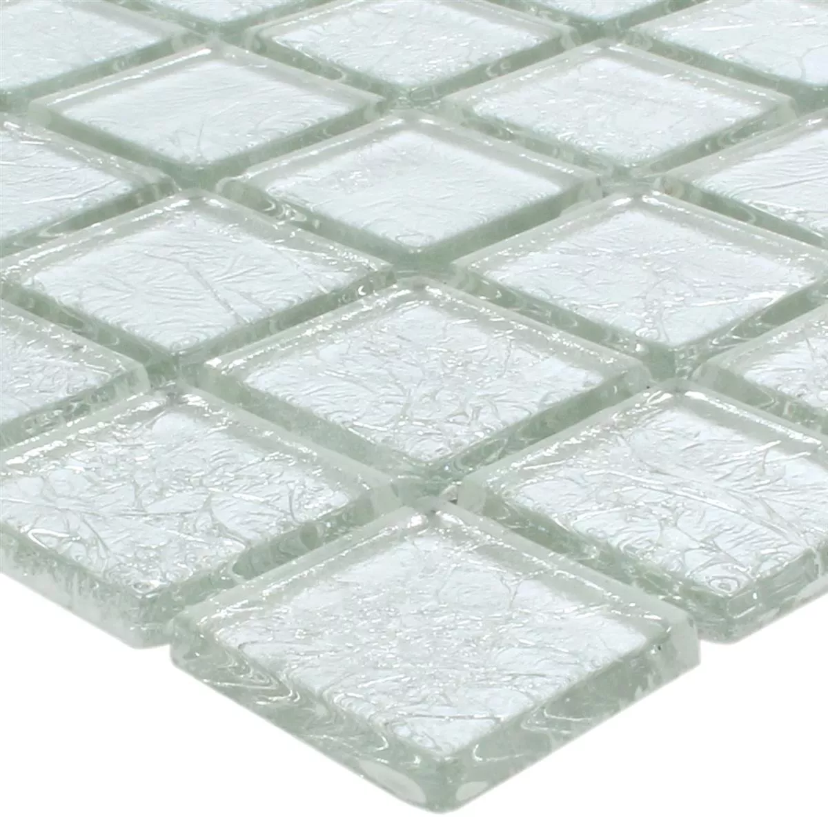 Mosaiikki Laatat Lasi Lucca Hopea 23x23x4mm Mosaiikki Laatat Lasi Lucca Hopea 23x23x4mm