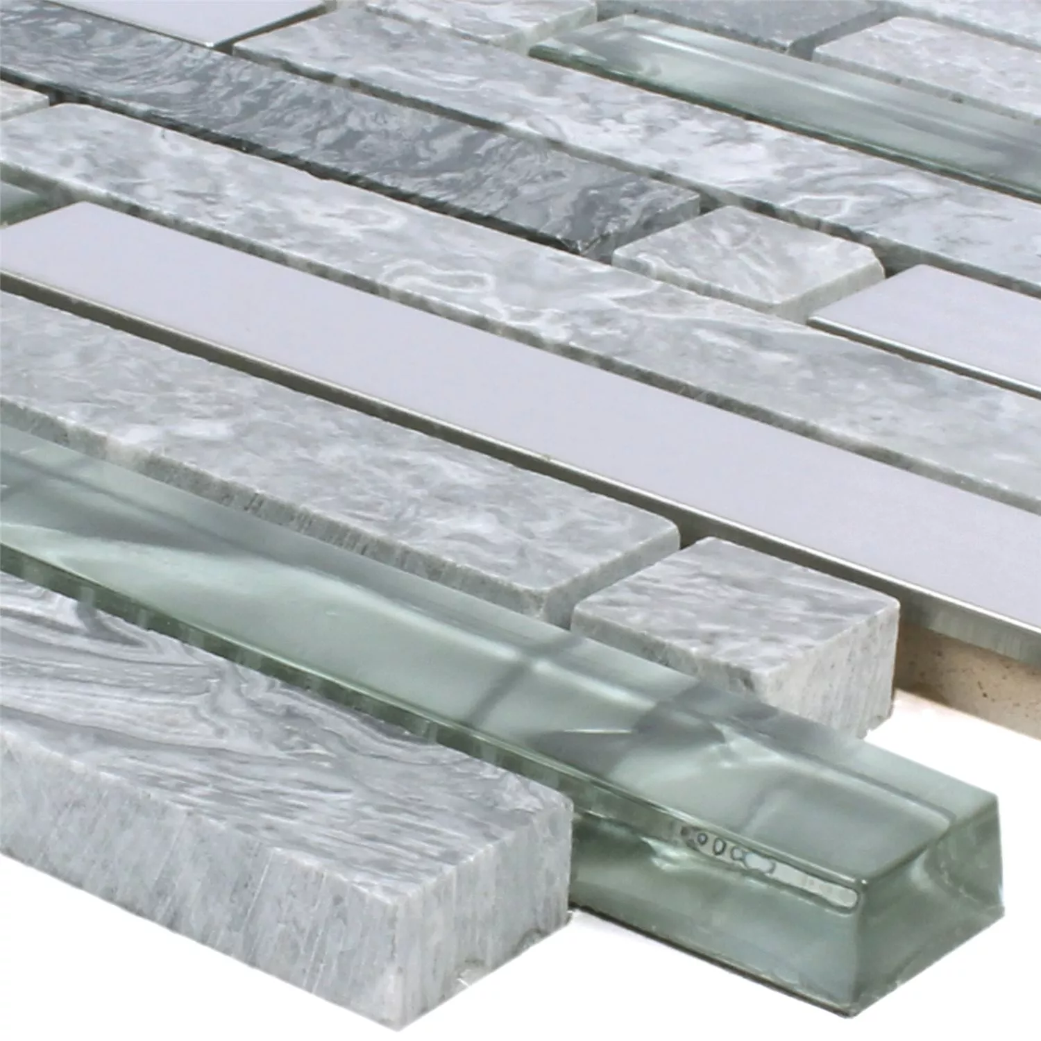 Mosaiikki Laatat Yokohama Harmaa