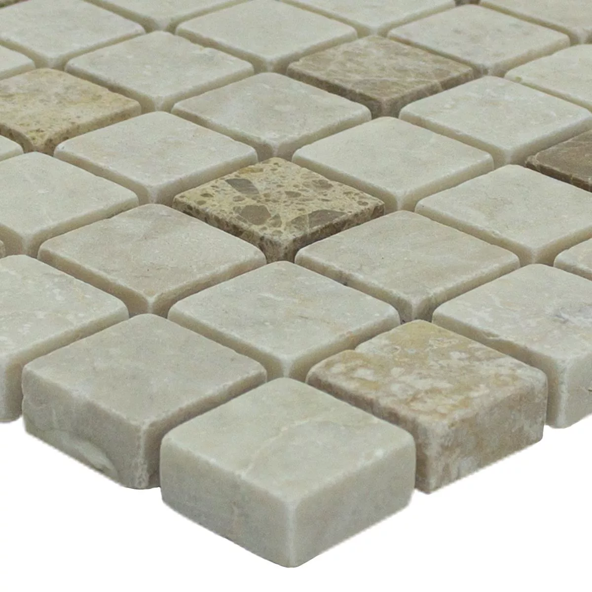 Luonnonkivi Mosaiikki Laatta Fridali Beige Ruskea