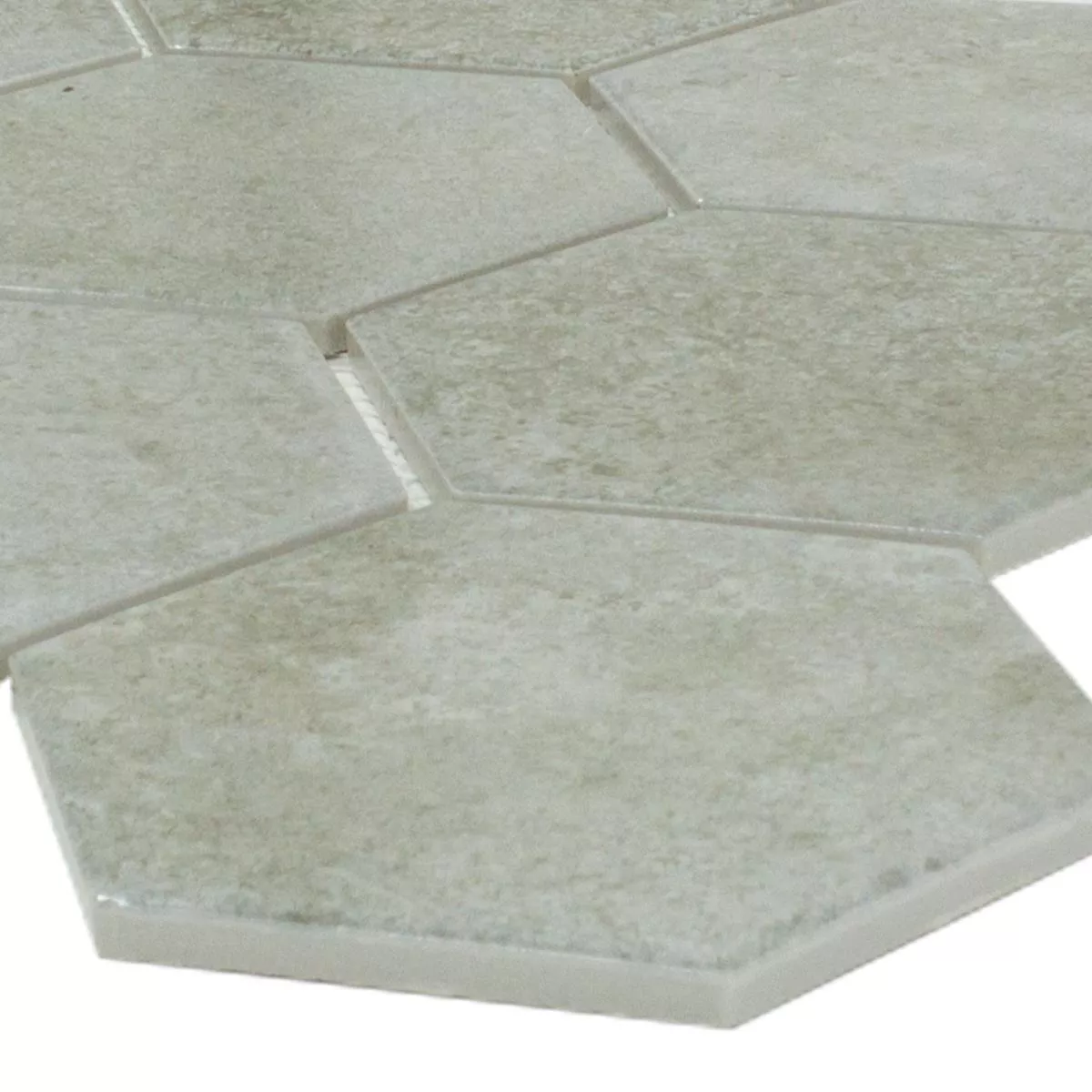 Luonnonkivi Mosaiikki Laatta Hanoi Kuusikulmio Beige Luonnonkivi Mosaiikki Laatta Hanoi Kuusikulmio Beige