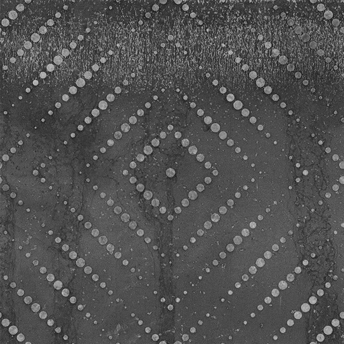 Lattialaatat Chicago Metallin Näköinen Antrasiitti R9 - 18,5x18,5cm Pattern 3