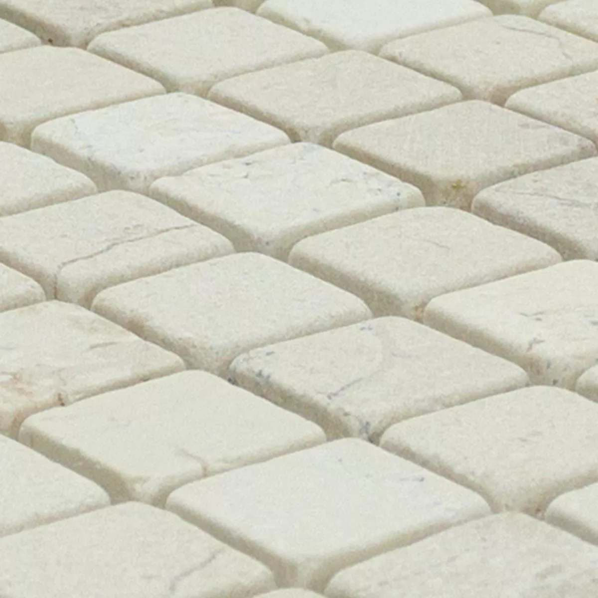 Luonnonkivi Mosaiikki Marmori Vito Beige Valkoinen