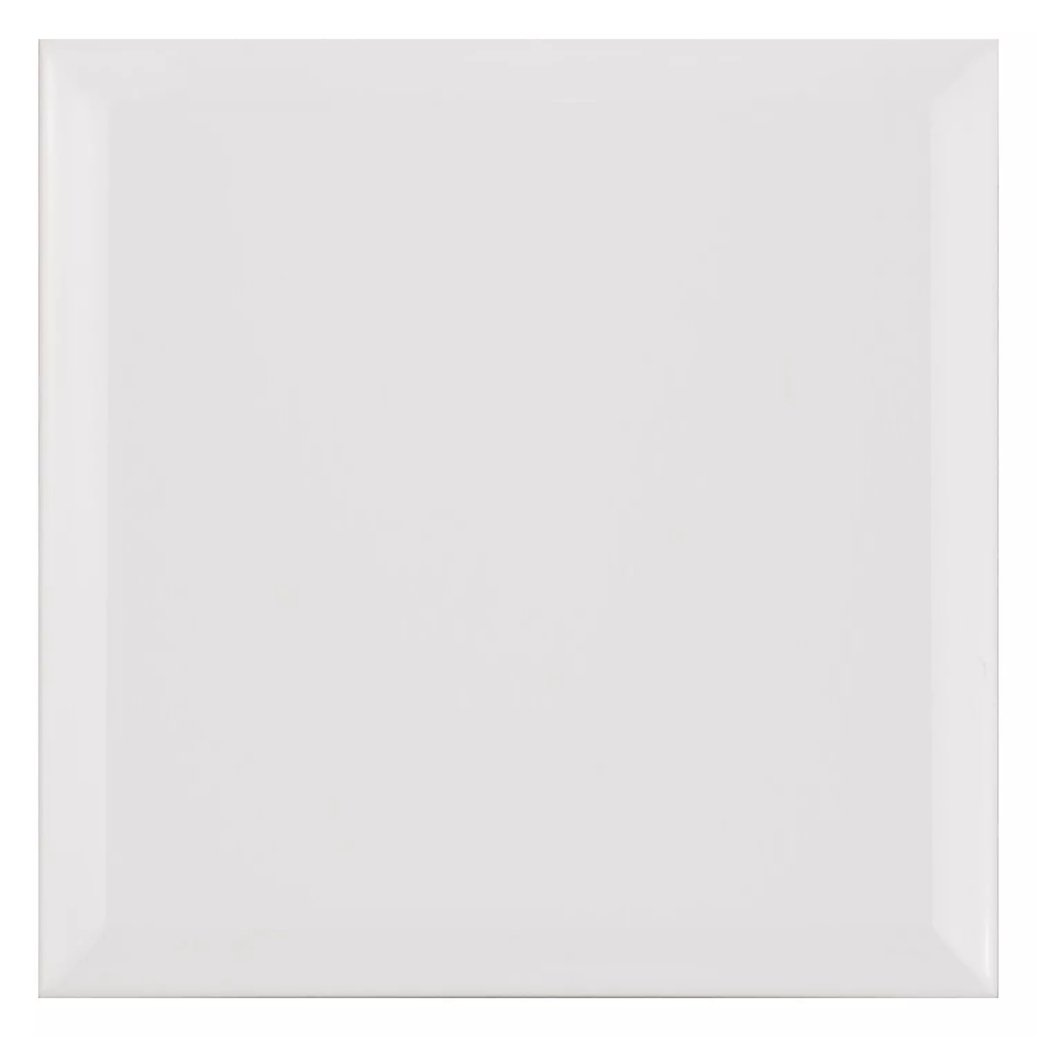 Metro laatta Valkoinen Himmeä 20x20 cm Fasetilla Freetown Blanco