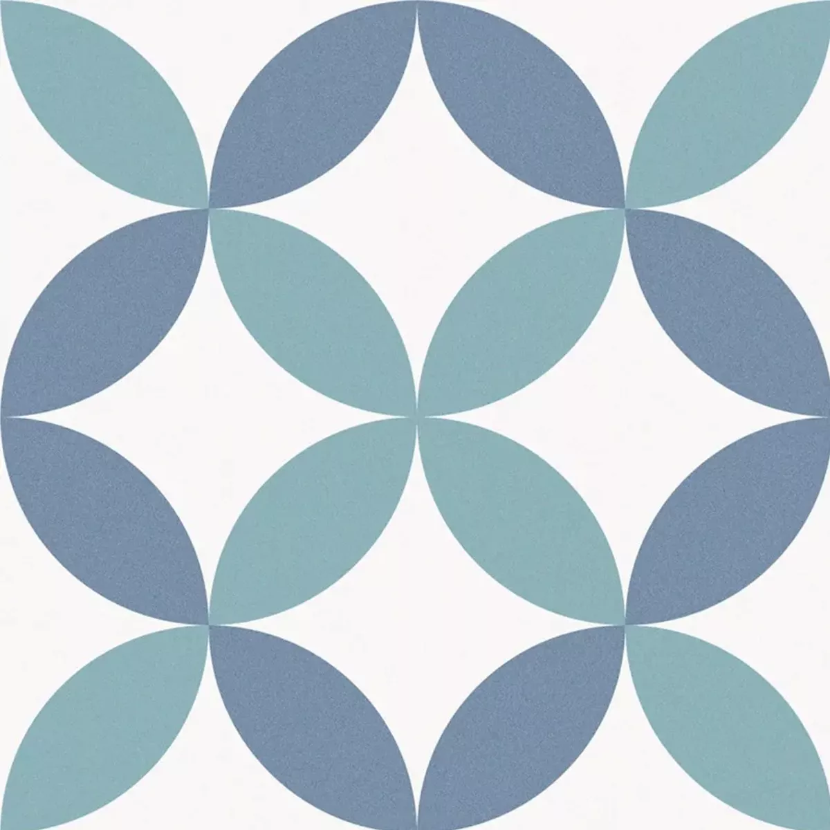 Lattialaatat Sementin Näköinen Atlantica DaVinci Sininen Valkoinen